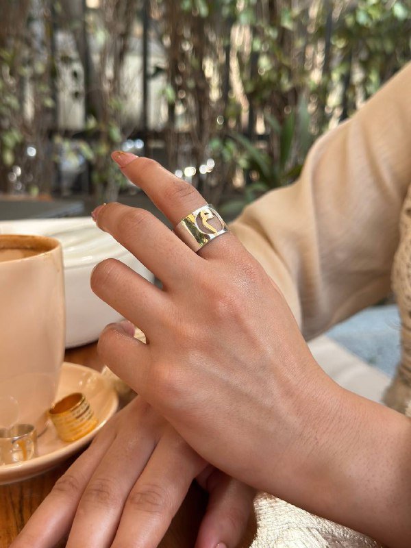 Just Your Letter Ring - Silver & Gold Plated