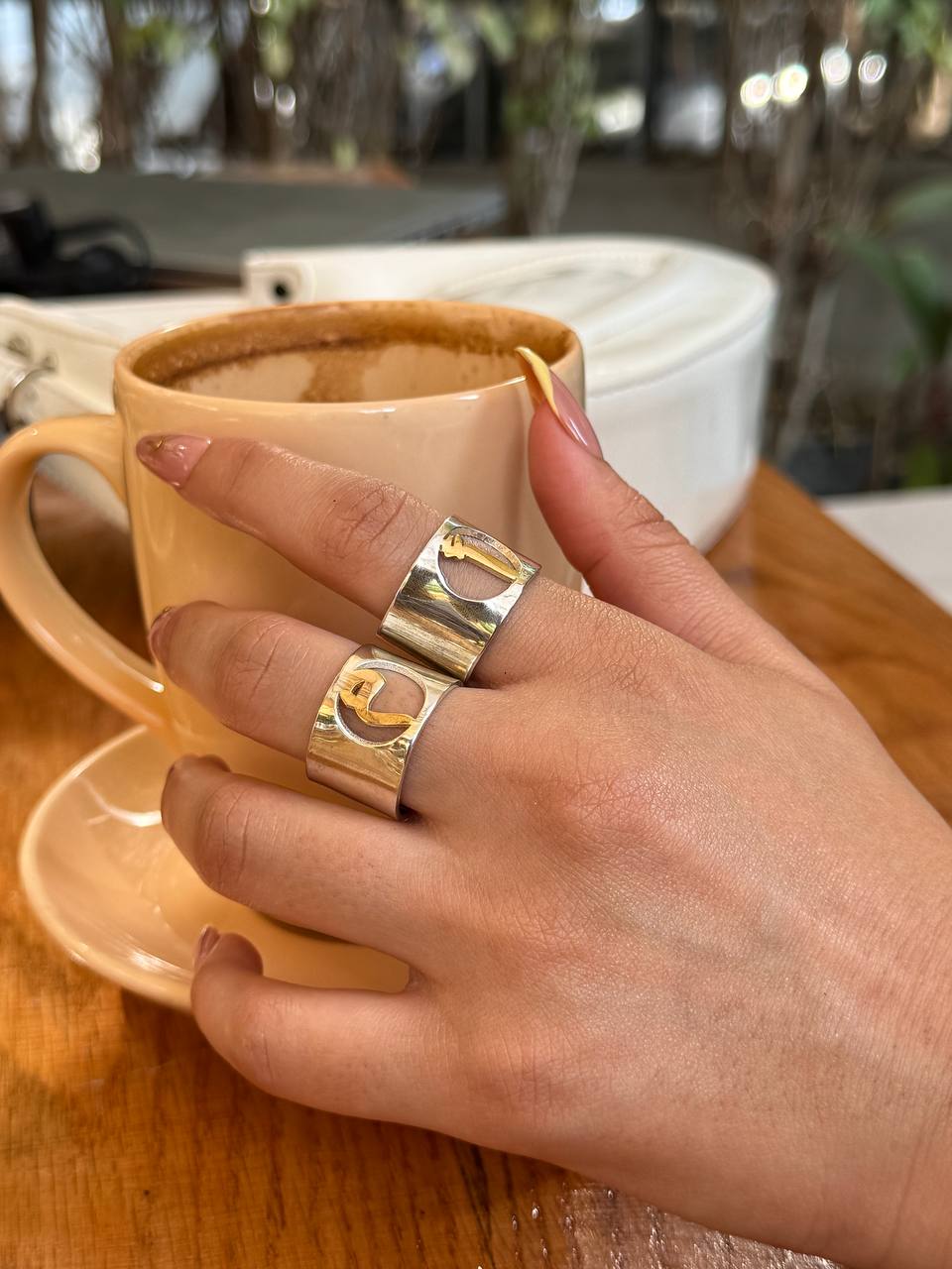Just Your Letter Ring - Silver & Gold Plated