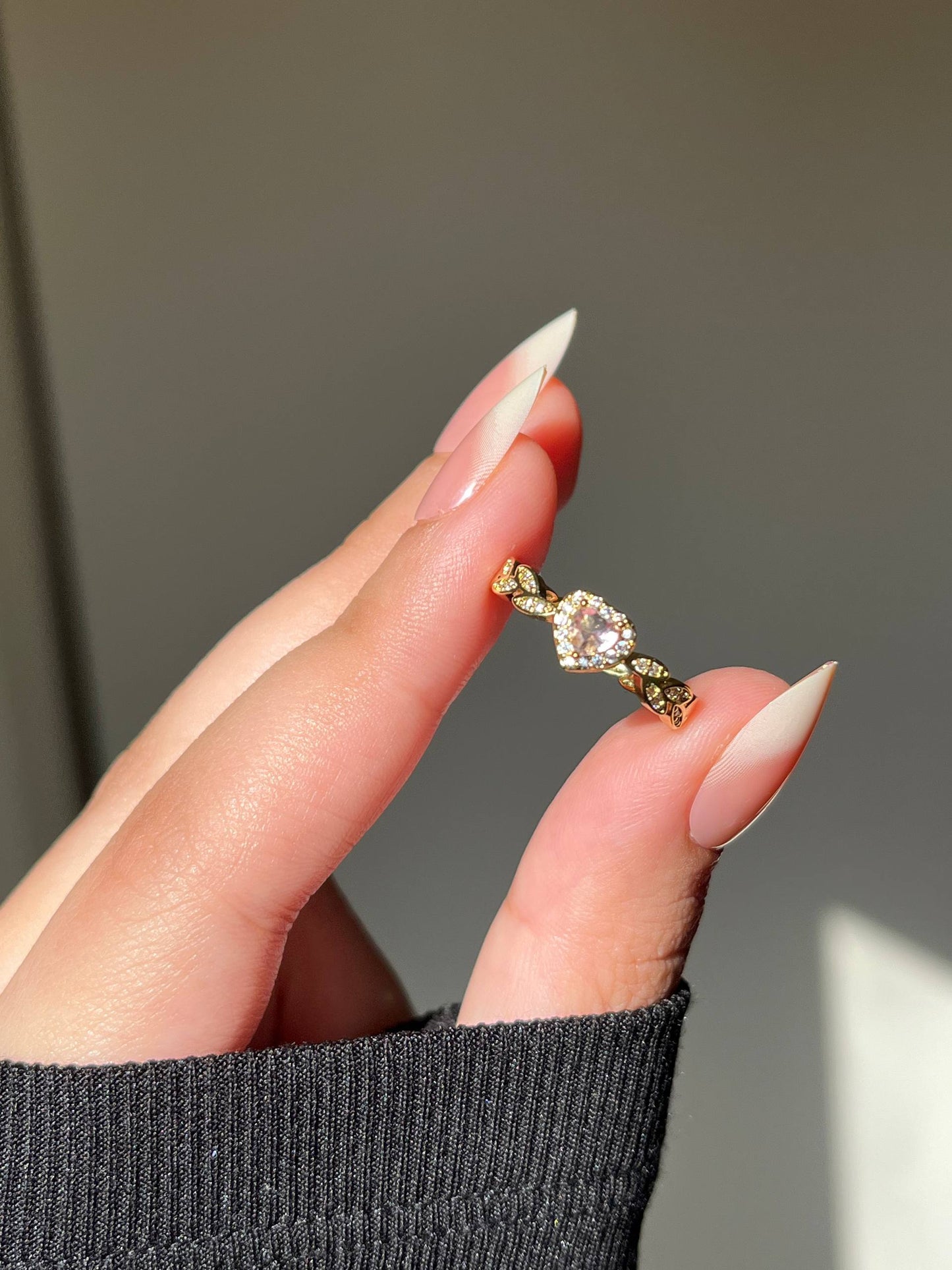 Heart Simple Ring - Gold Plated