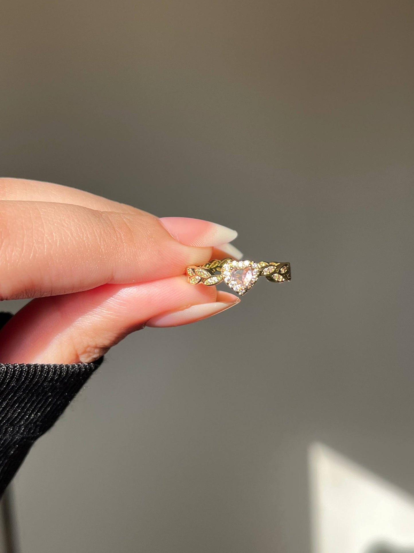 Heart Simple Ring - Gold Plated