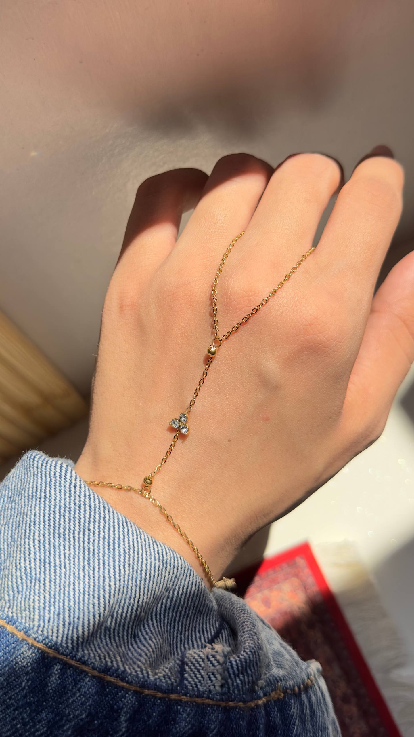 Kayla Hand Chain - Gold Plated
