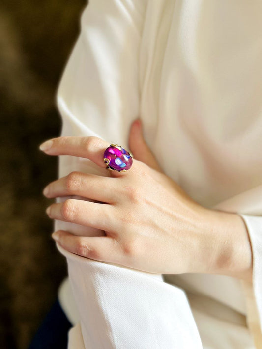 Fayrouz Ring - Pure Copper