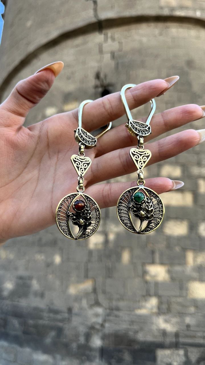 Flower Keychain - Pure Copper