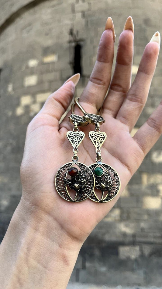 Flower Keychain - Pure Copper