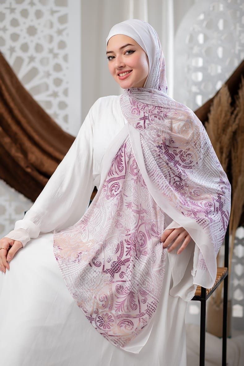 Lobna Scarf - Crepe Digital