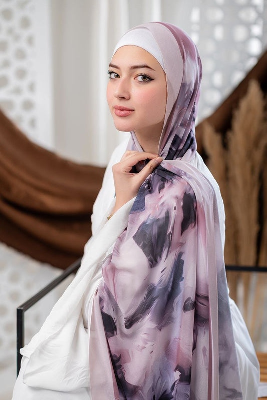 Hend  Scarf - Crepe Digital