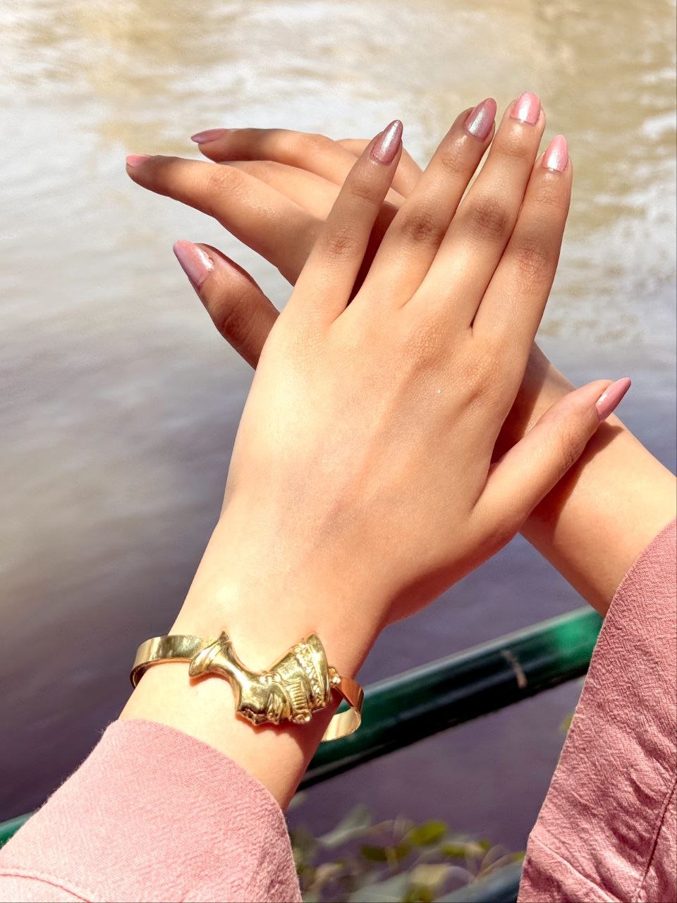 Dalila Bangle - Pure Copper
