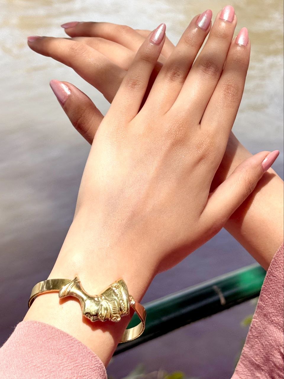 Dalila Bangle - Pure Copper