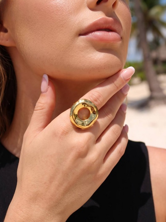 Golden Touch Ring - Stainless Steel