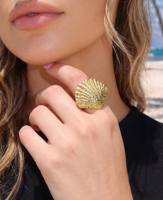 SeaShell Ring - Stainless Steel