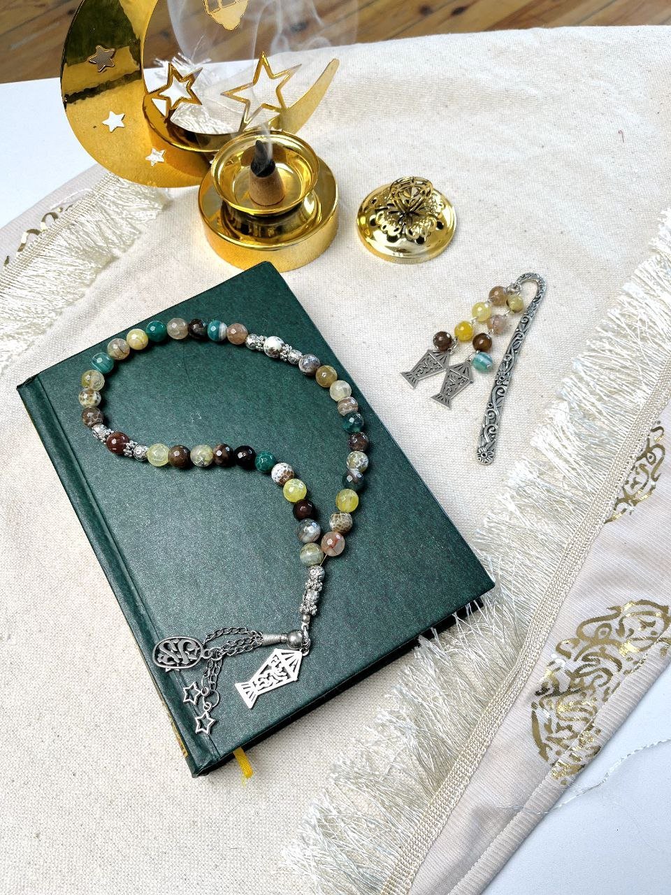 Sara Rosary - Agate  Stones