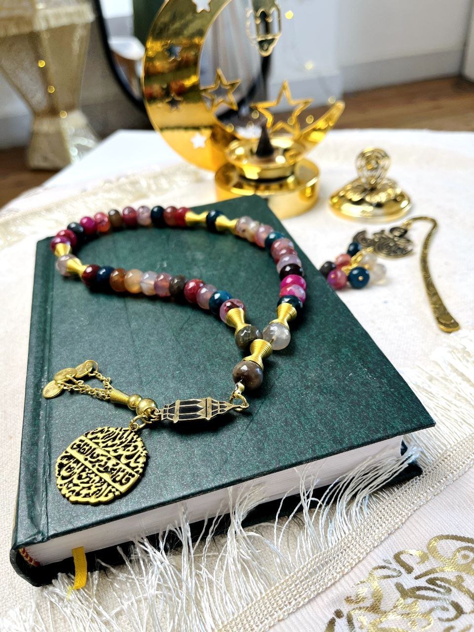 Lama Rosary - Agate  Stones