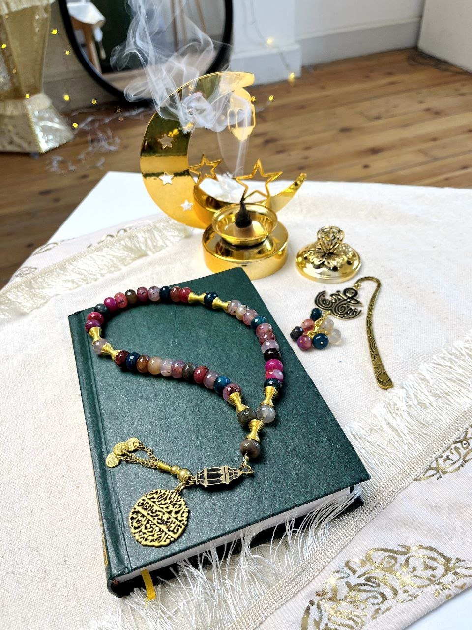 Lama Rosary - Agate  Stones