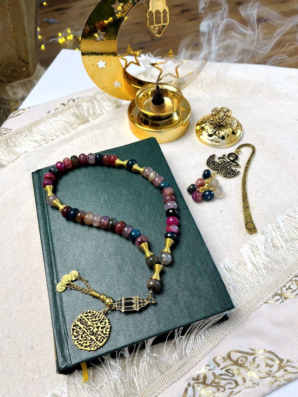 Lama Rosary - Agate  Stones