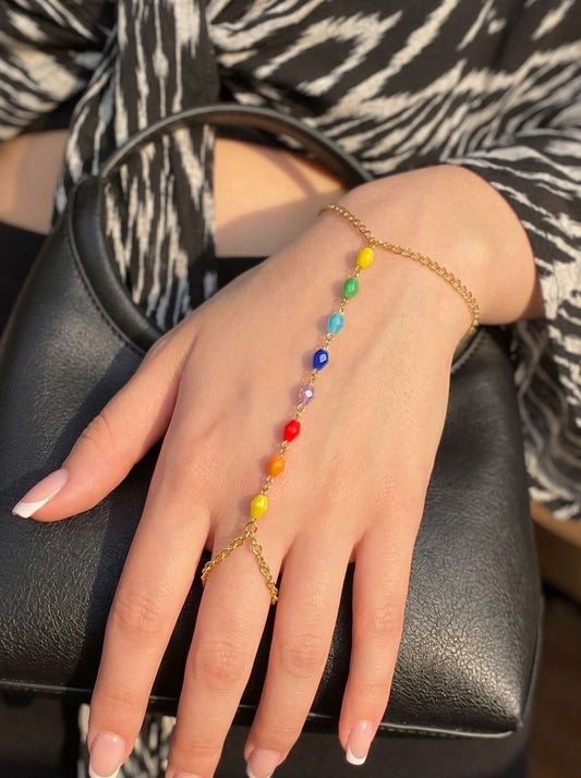 Arwa Hand Chain - Stainless Steel