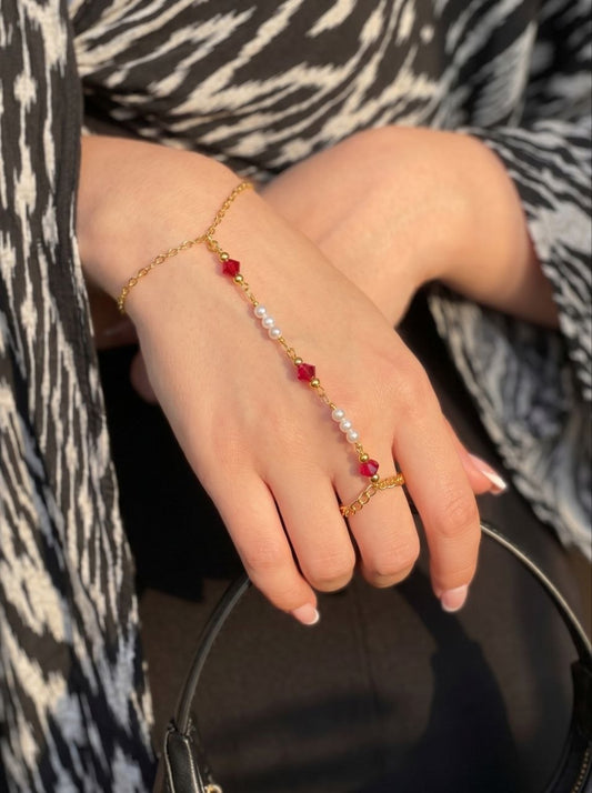 Amany Hand Chain - Stainless Steel