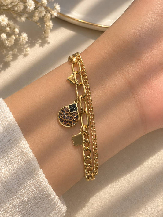 Maya Tiger Bracelet - Stainless Steel