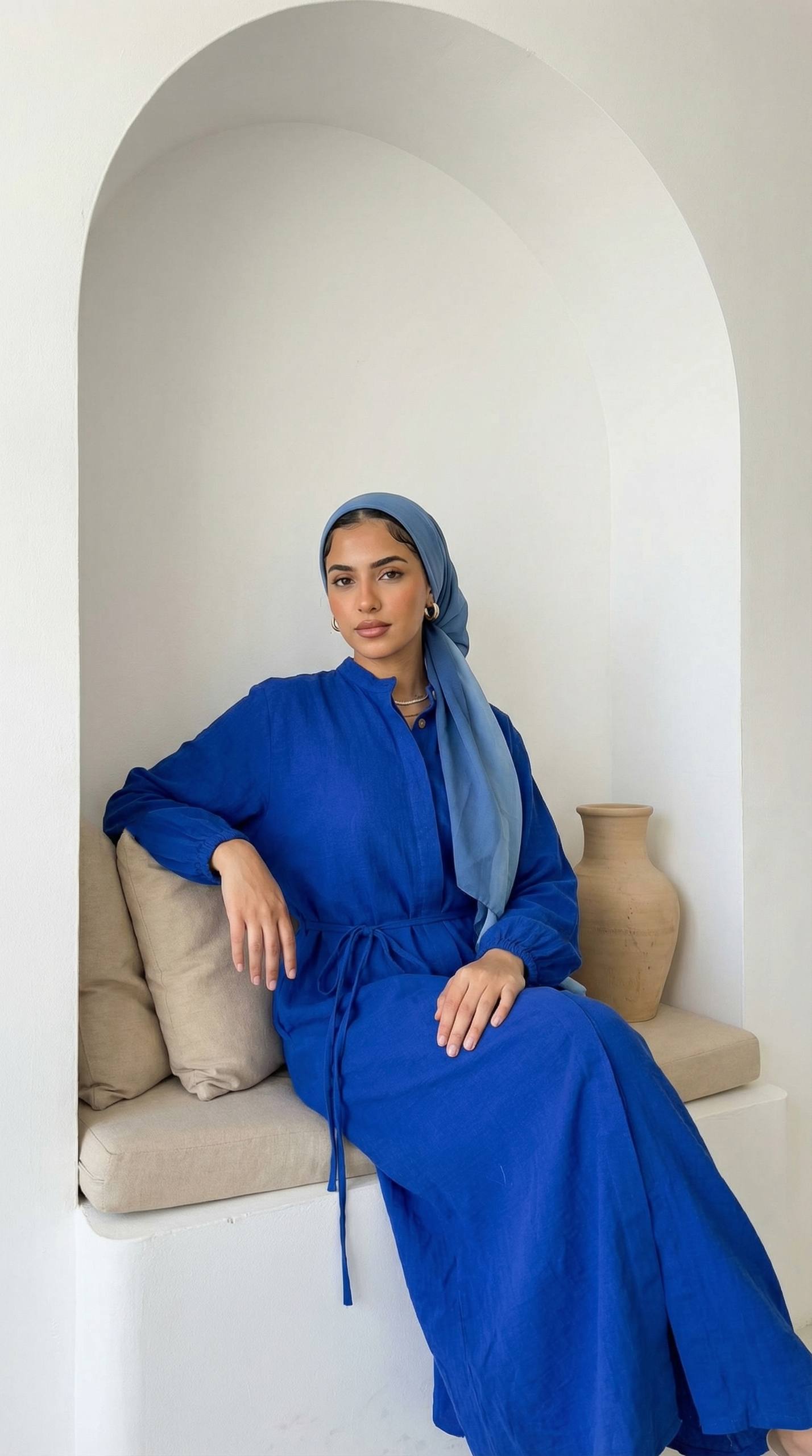 Effortless Chic Dress - Crinkle Linen