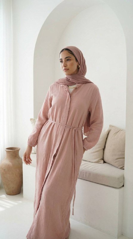 Effortless Chic Dress - Crinkle Linen