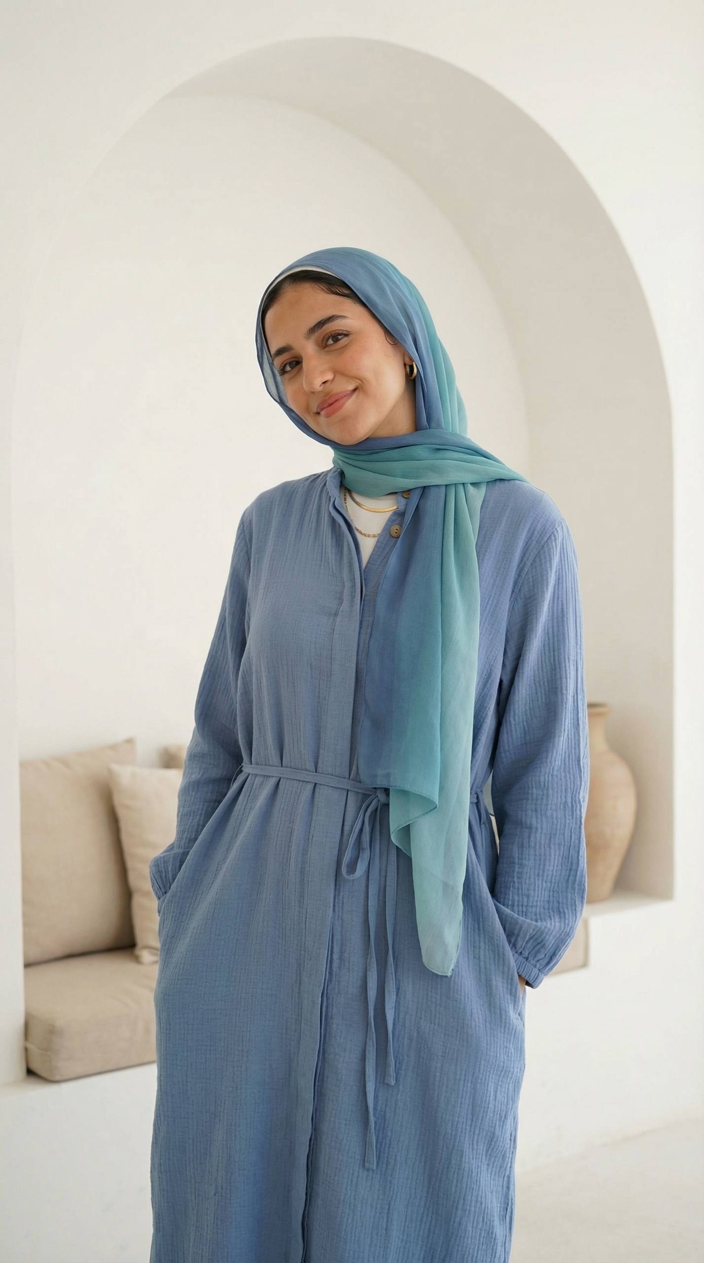 Effortless Chic Dress - Crinkle Linen