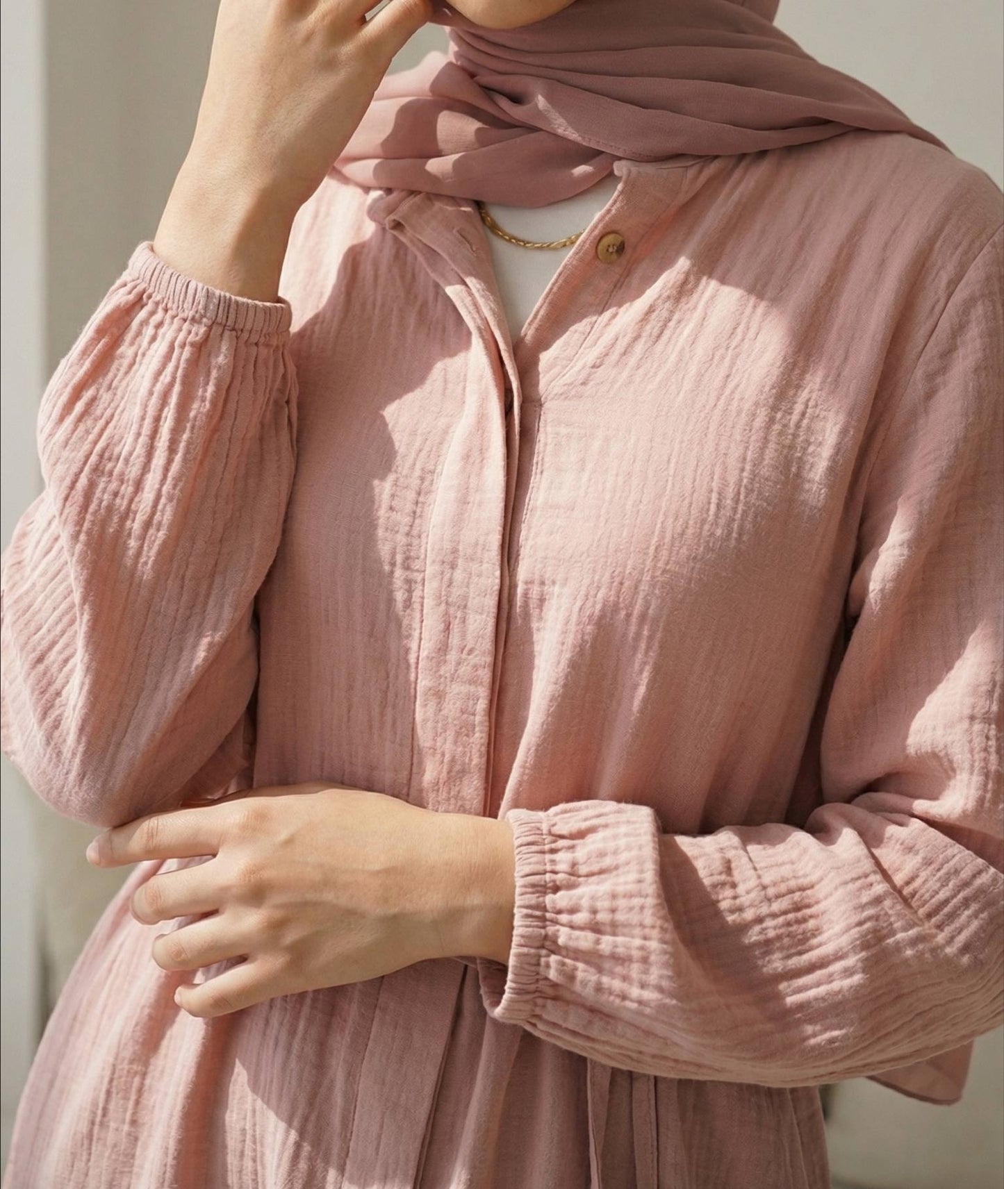 Effortless Chic Dress - Crinkle Linen