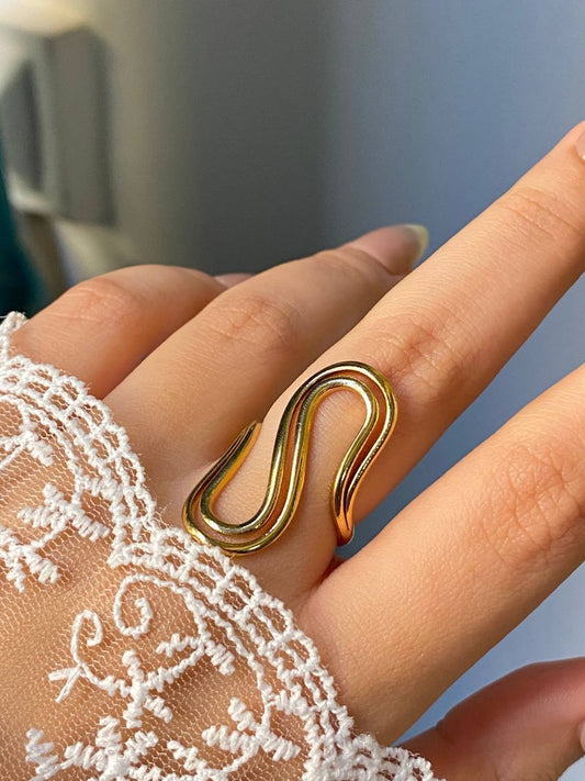 Aria Flow Ring - Stainless Steel