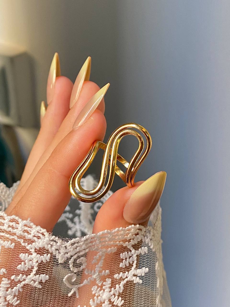 Aria Flow Ring - Stainless Steel