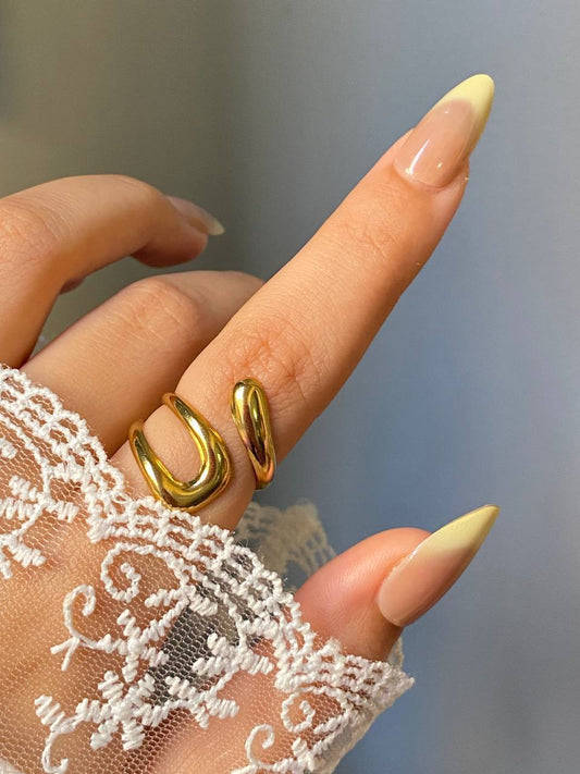Selene Loop Ring - Stainless Steel
