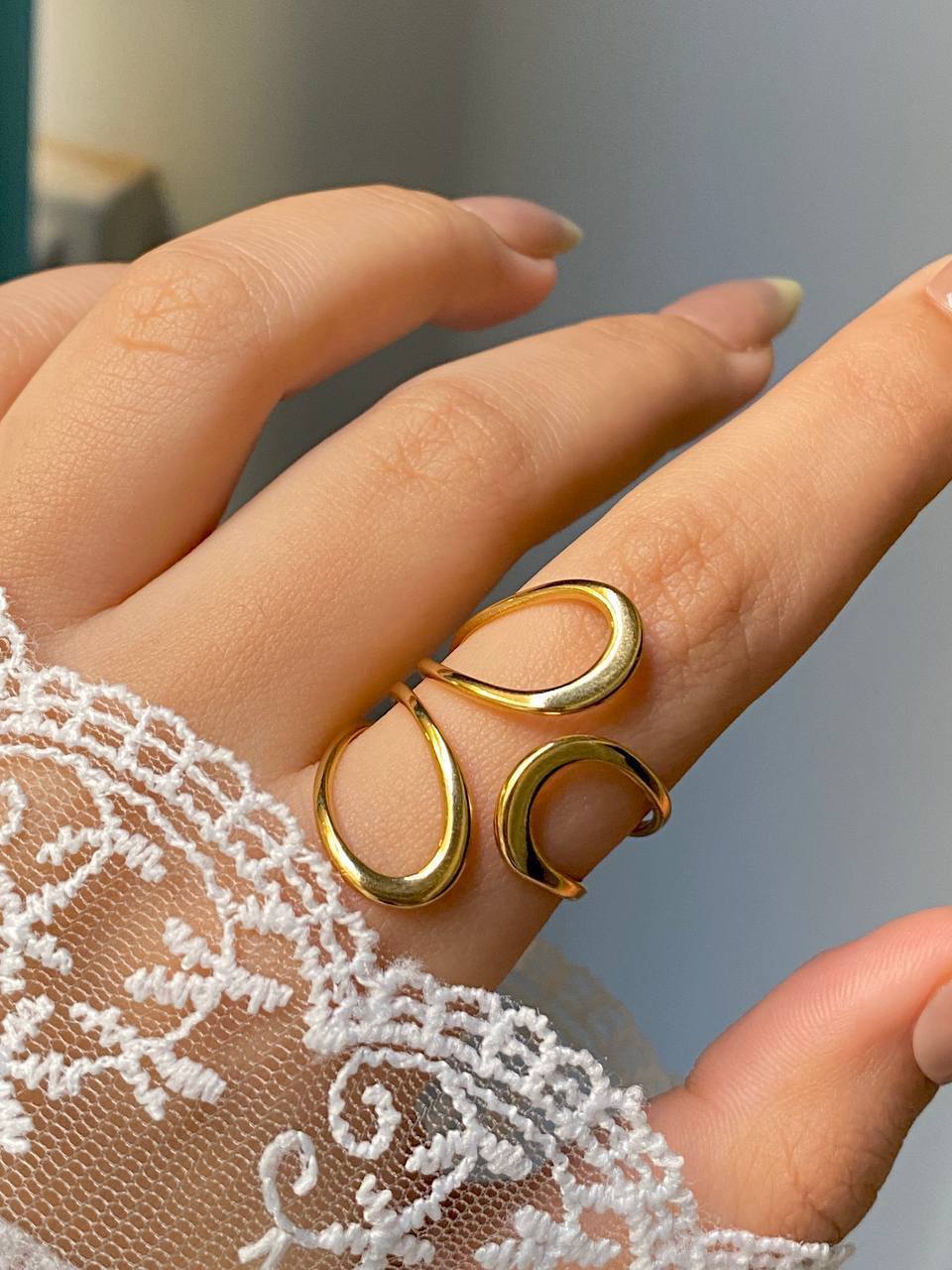 Flora Bloom Ring - Stainless Steel