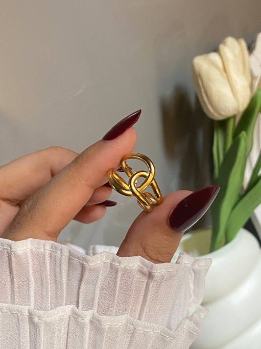 Cleo Knot Ring - Stainless Steel