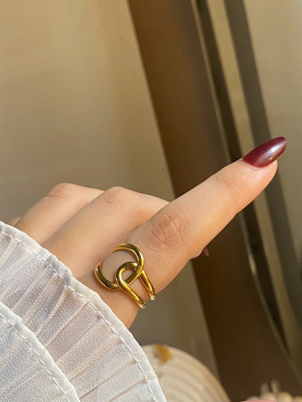 Cleo Knot Ring - Stainless Steel