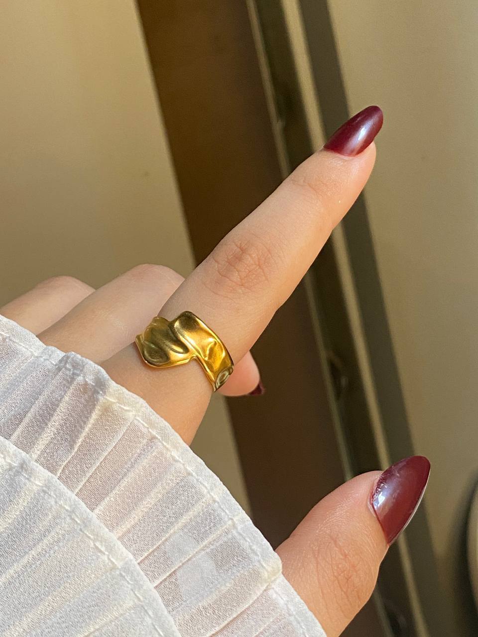 Zaria Twist Ring - Stainless Steel