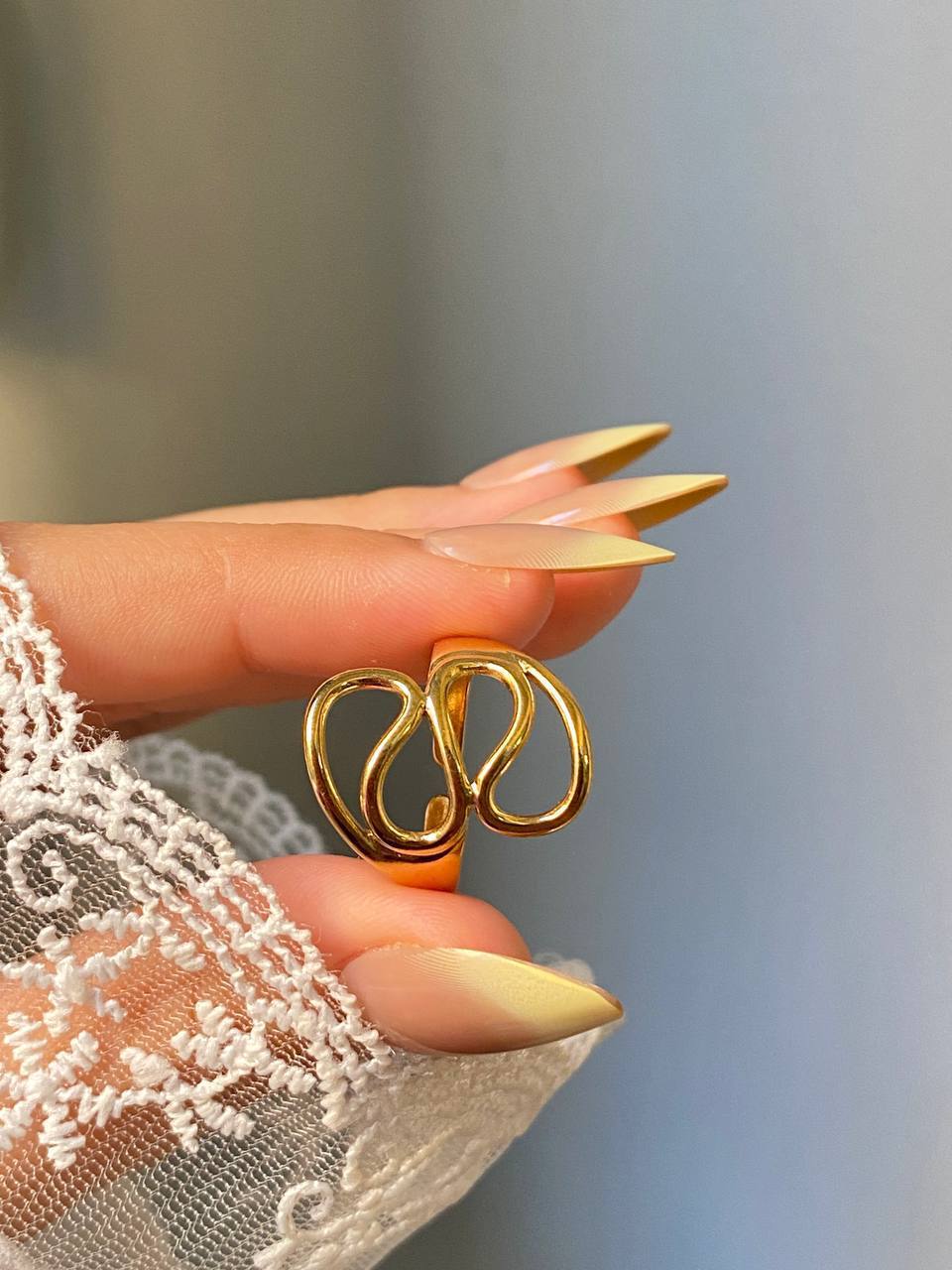 Liora Infinity Ring - Stainless Steel