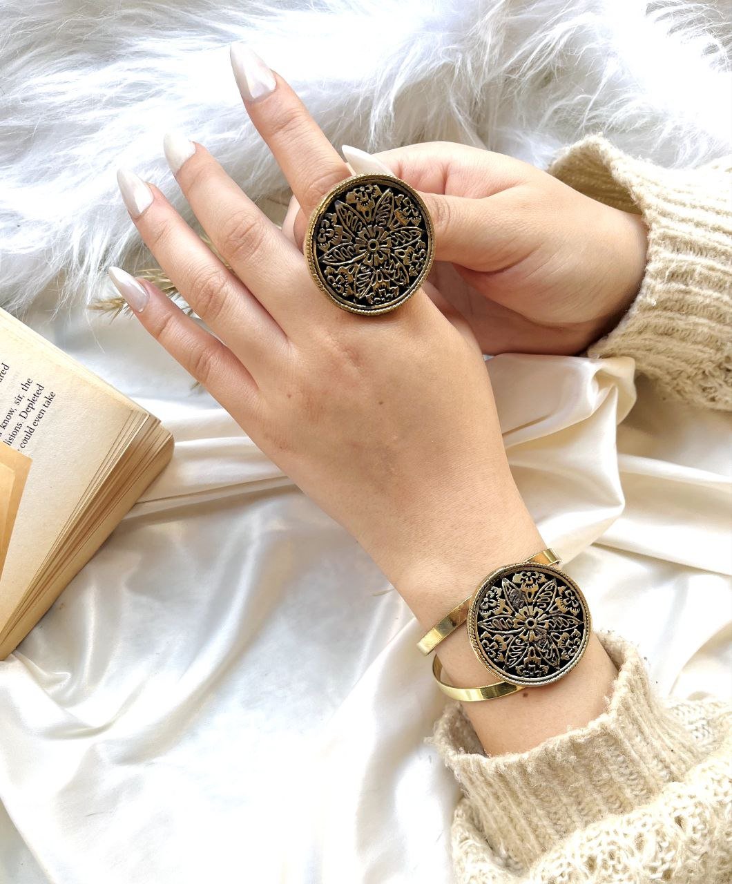 Nirvana Flower Set - Pure Copper