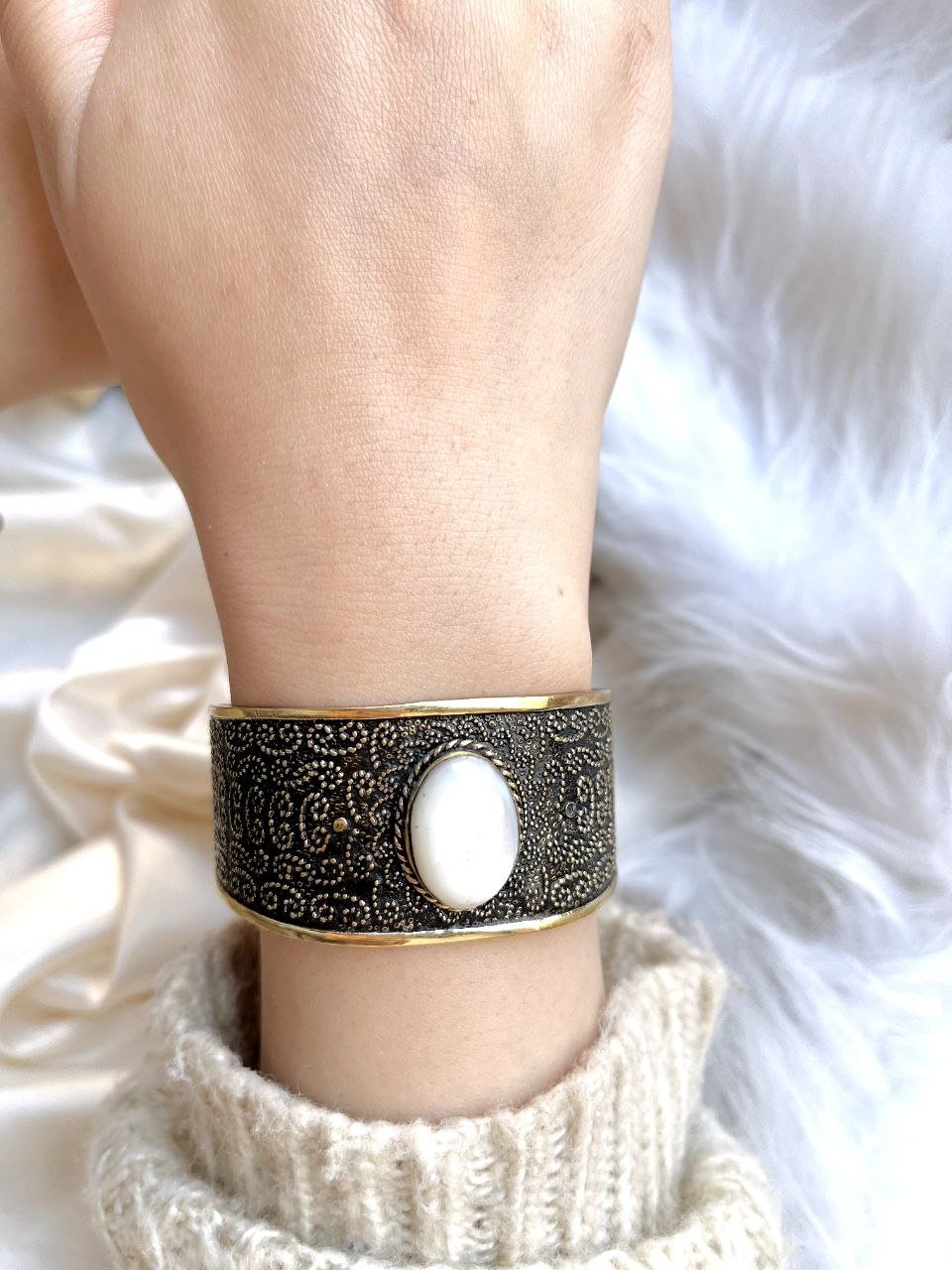 Melis Bangle - Pure Copper