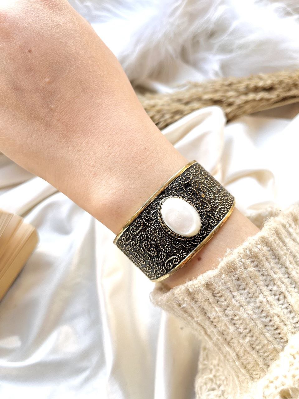 Melis Bangle - Pure Copper