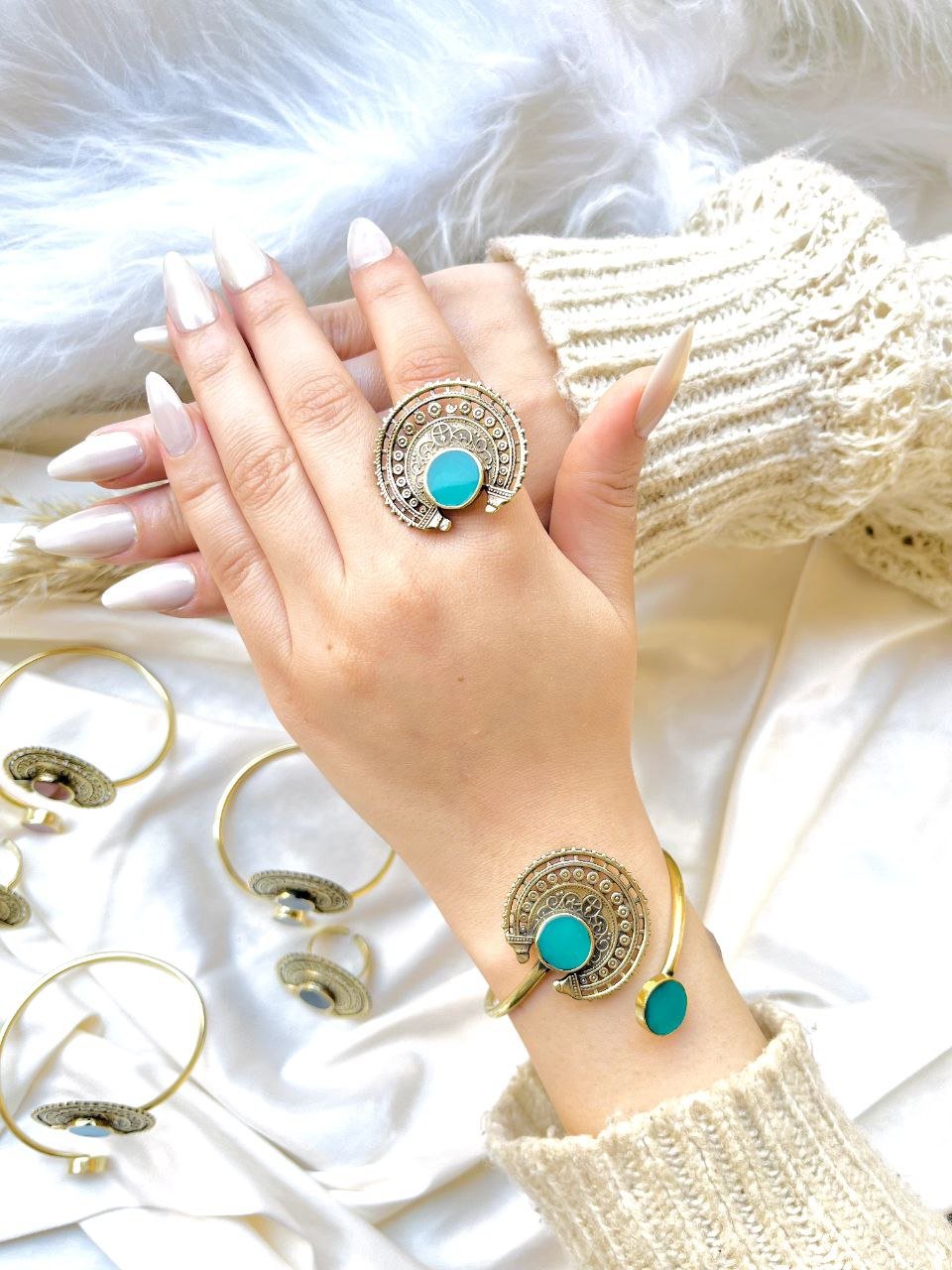 Fayrouz Set –  Pure Copper