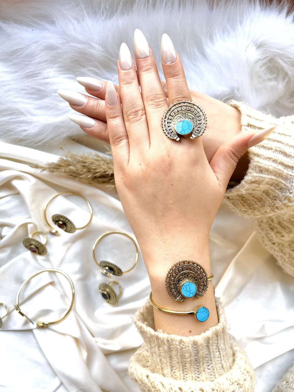 Fayrouz Set –  Pure Copper
