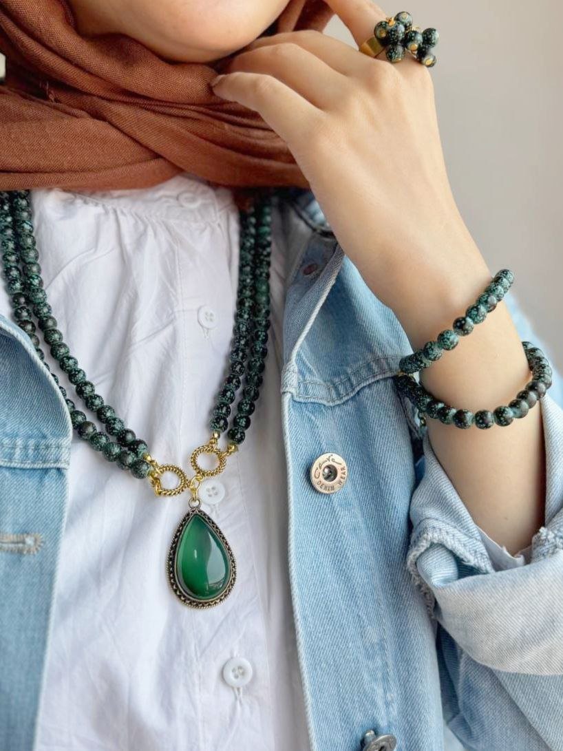 Maria Set - Agate Stones
