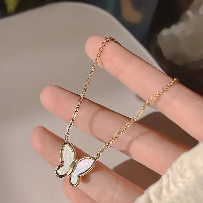 Butterfly Necklace - Stainless Steel