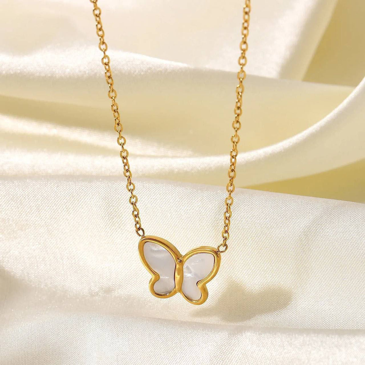 Butterfly Necklace - Stainless Steel