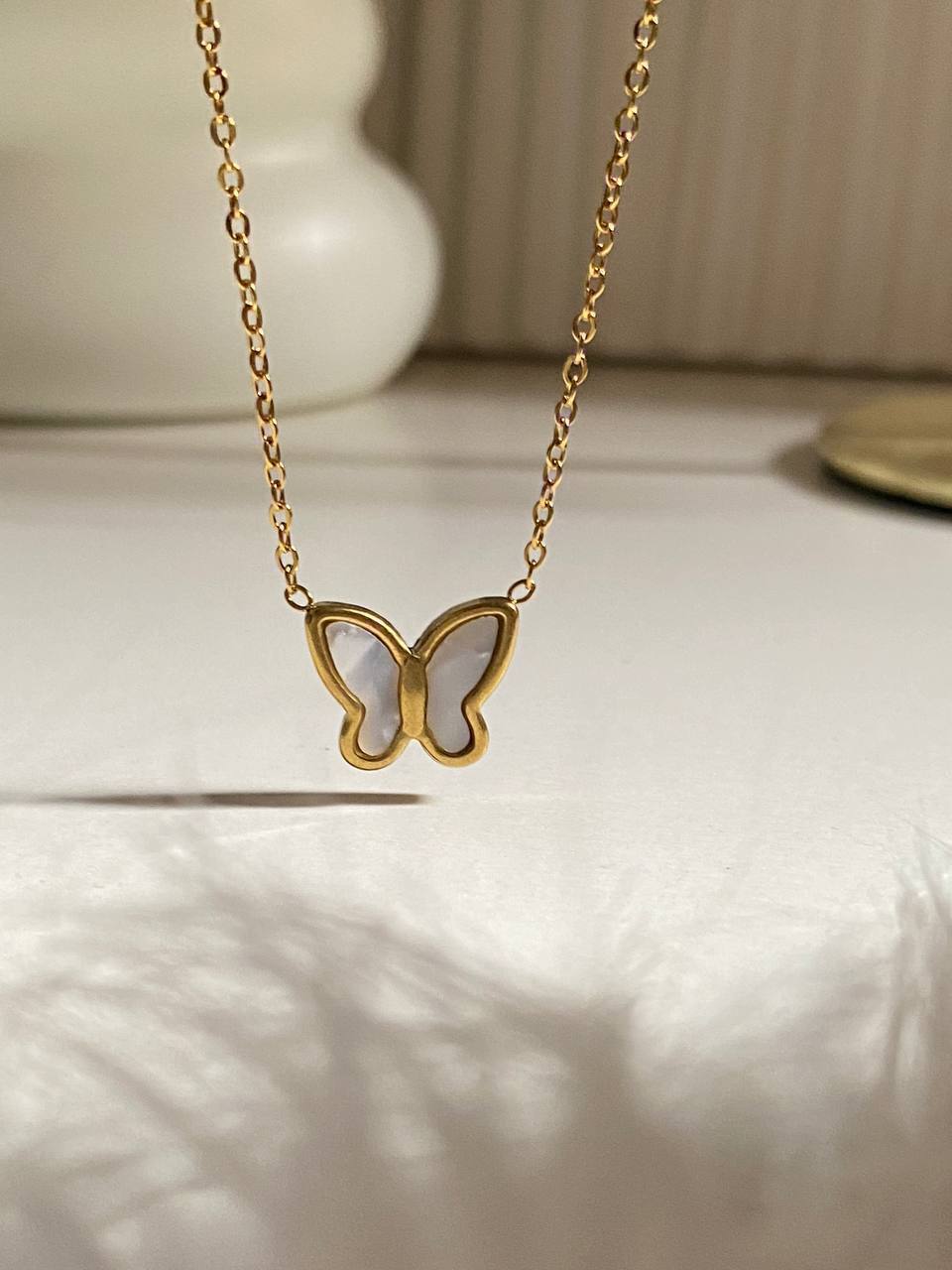 Butterfly Necklace - Stainless Steel