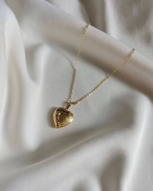 Open Heart Necklace - Stainless Steel