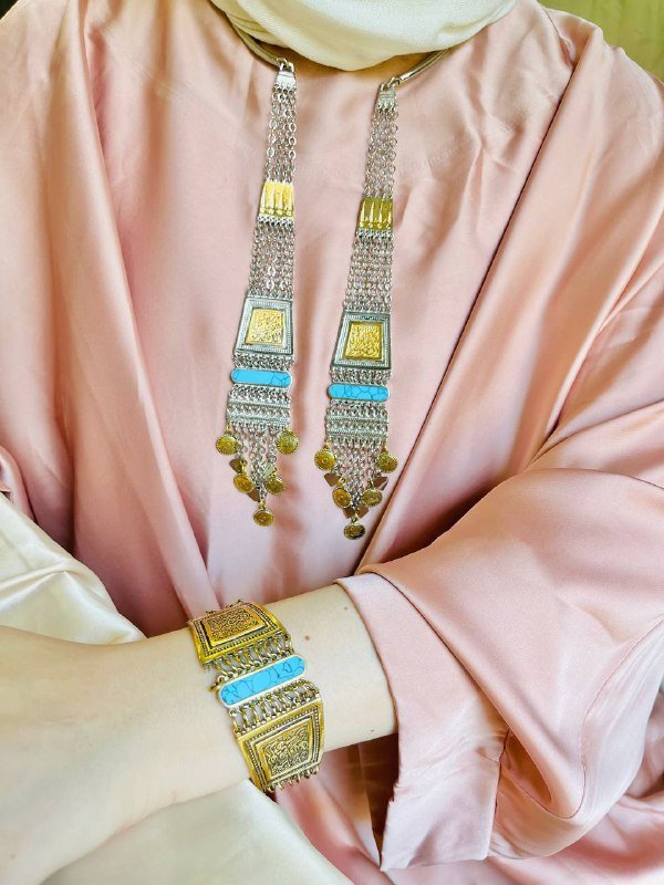 Arabian authentic Set - Silver Plated And Gold Plated