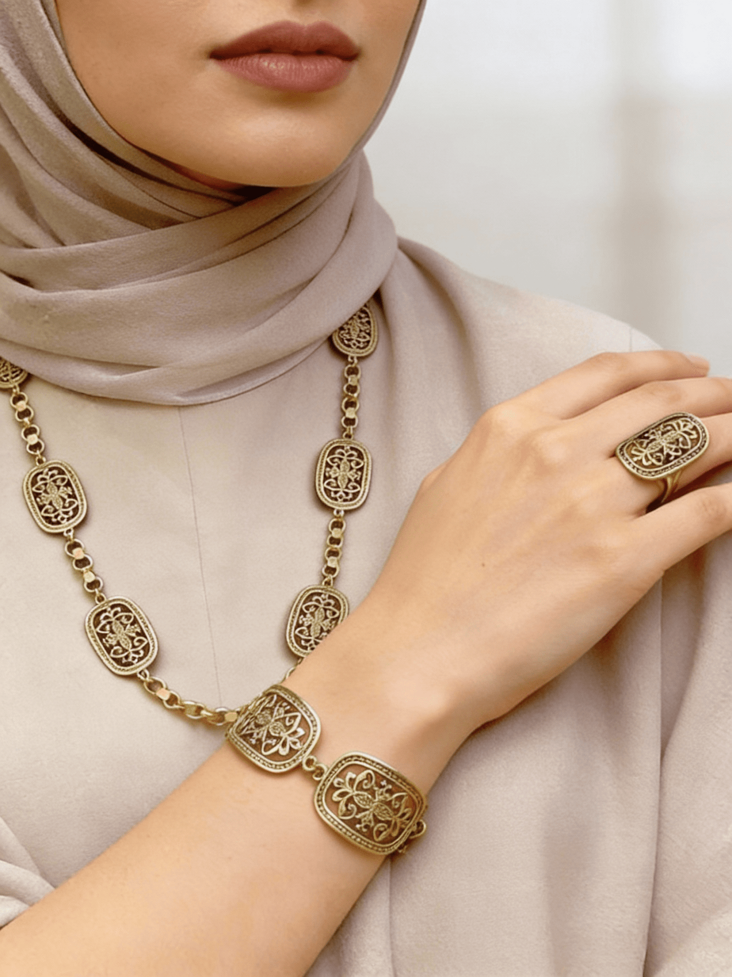 Mariam Set - Pure Copper