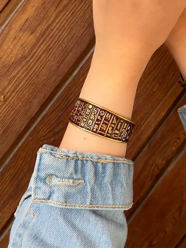 Pharaonic Bangle - Pure Copper