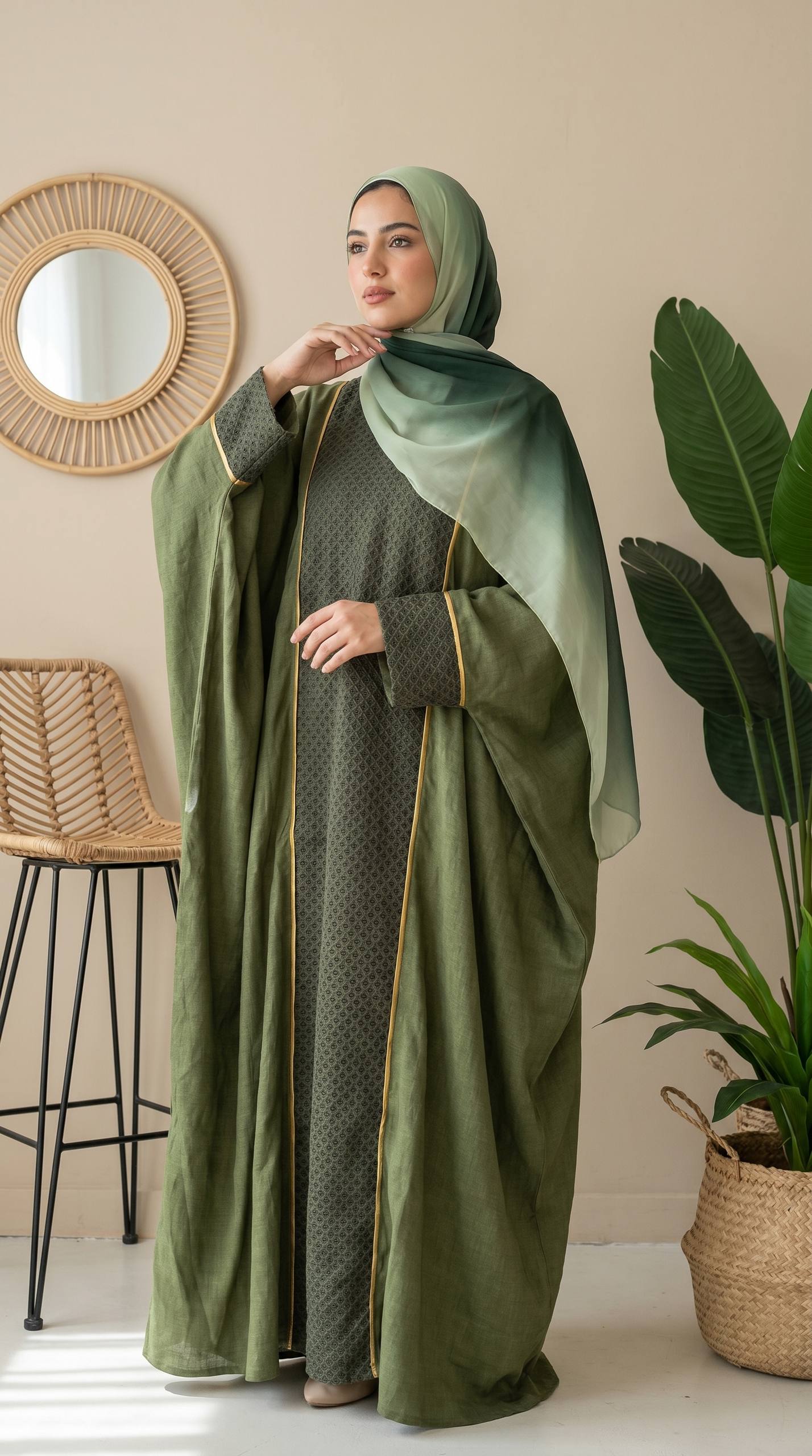 Afnan Linen Abaya