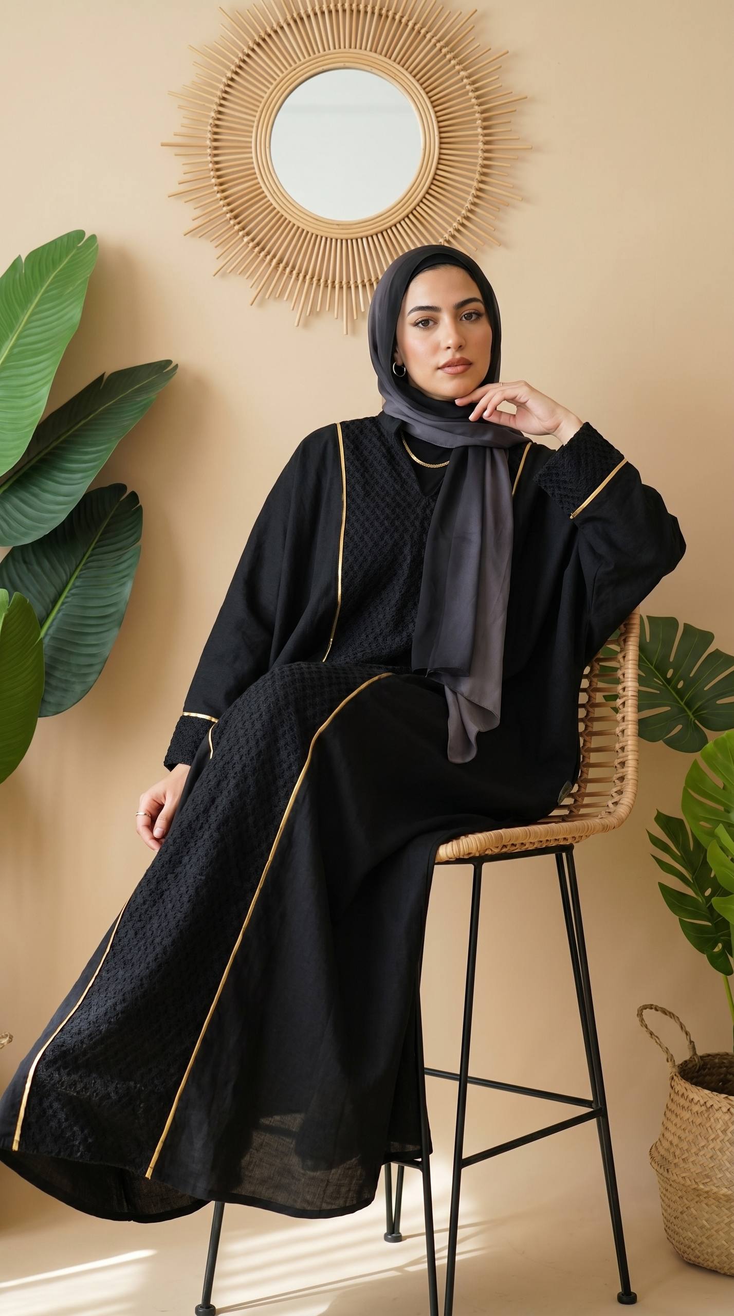 Afnan Linen Abaya