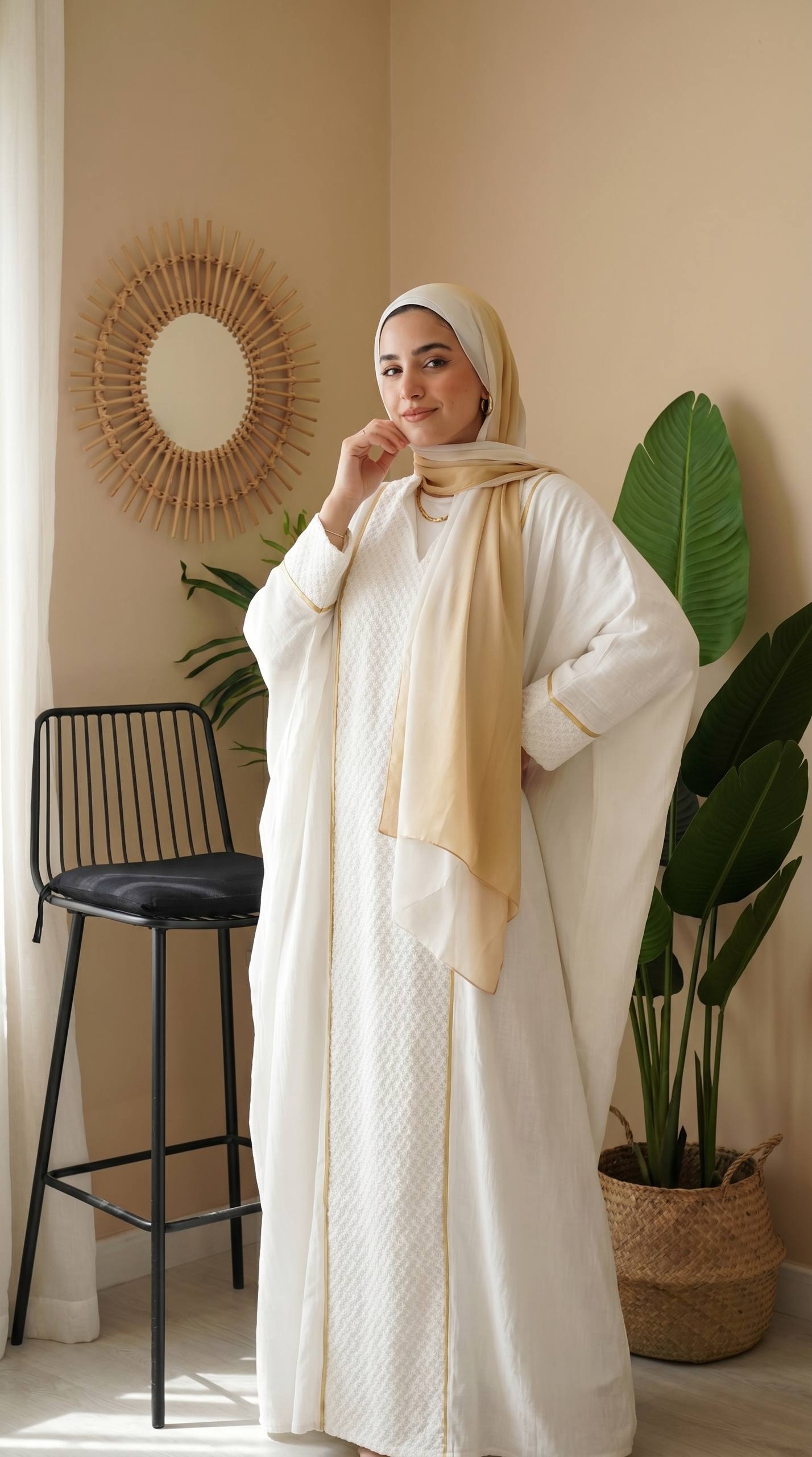Afnan Linen Abaya