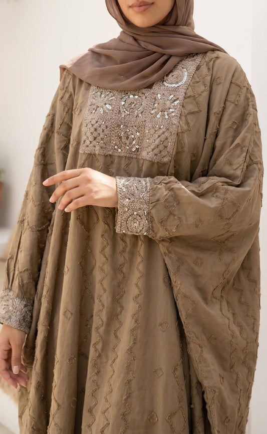 Asmahan Luxurious Linen Abaya